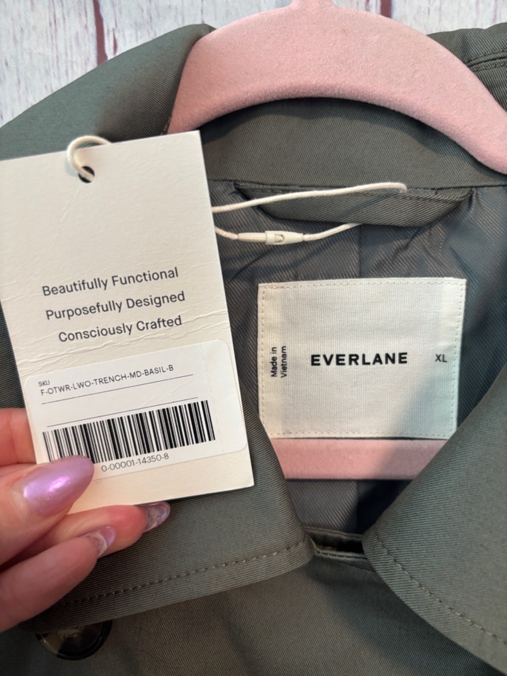 NWT Everlane The Modern Trench - Picture 8 of 13
